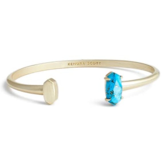 Kendra Scott Turqoise Vada Cuff New - Picture 1 of 1